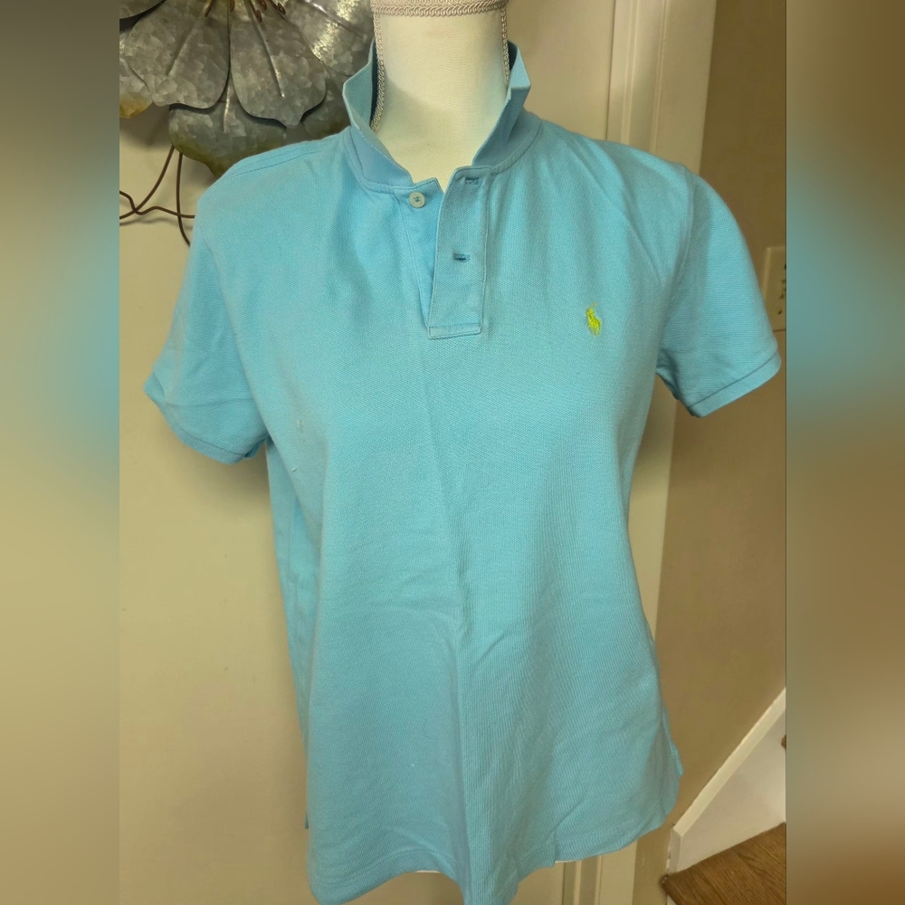 Polo by Ralph Lauren Light Blue Short-Sleeve Cotton Polo